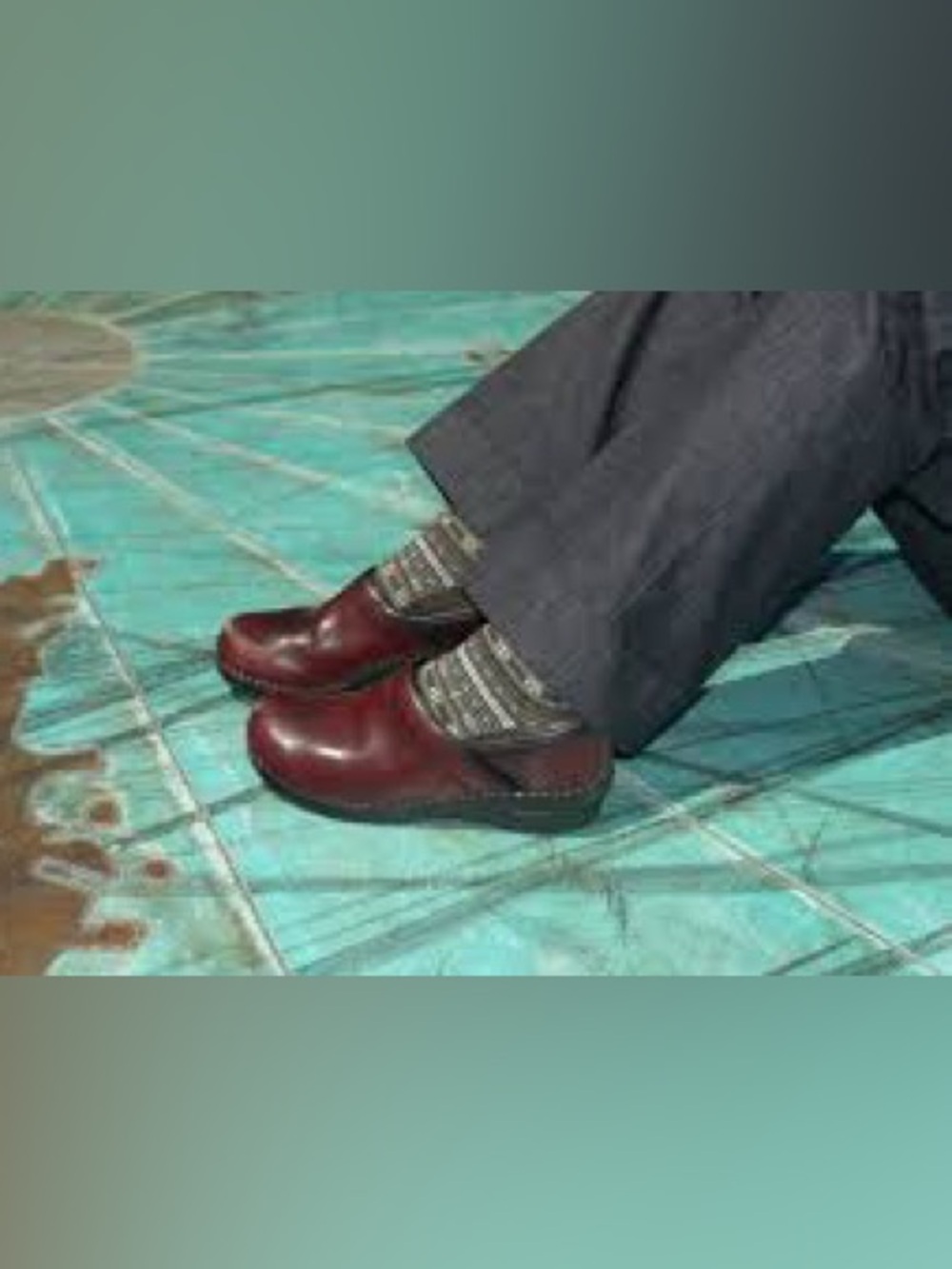 Dansko red patent professional clogs